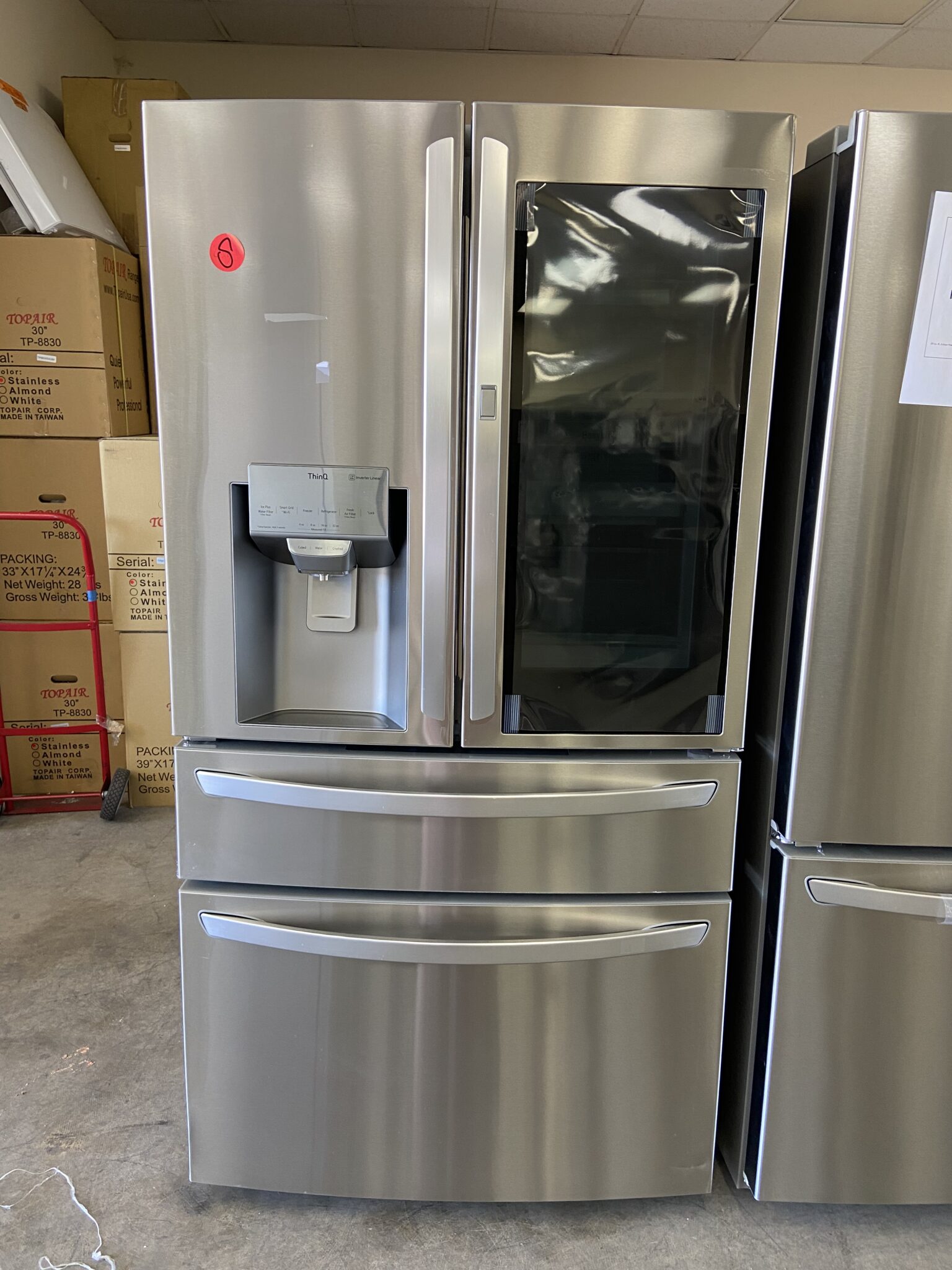 23 cu. ft. Smart wifi Enabled InstaView DoorinDoor CounterDepth