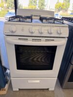24 inch 2.9 cu.ft. Freestanding Gas Range in White - Image 3