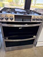 Profile 30 inc. 5 Burner Smart Slide-in Double Oven Gas Range in Fingerprint Resistance Stainless Steel with True Convection - Image 2