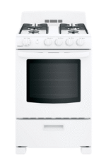 24 inch 2.9 cu.ft. Freestanding Gas Range in White
