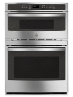30 in. Double Electric Wall Oven with Built-In Microwave in Stainless Steel