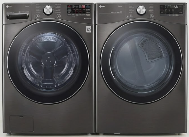Screenshot_20251127_100326 7.4 cu. ft. Ultra Large Capacity Smart Wi-Fi Enabled Front Load Gas Dryer with TurboSteam and Built-In Intelligence/4.5 cu. ft. Ultra Large Capacity Front Load Washer - Black Steel - Image 1