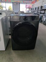 7.8cu.ft. Smart Front Load Electric Dryer in Carbon Graphite with Steam and Sanitize - Image 2
