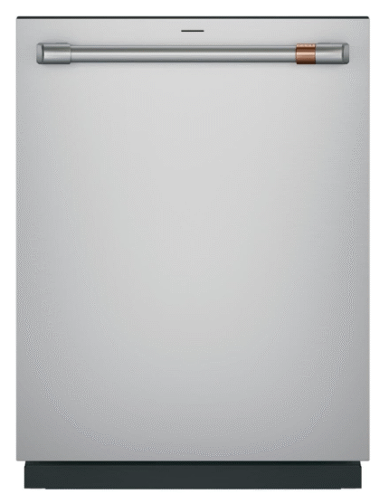 GE Cafe 24inch built-in Smart Top Control Dishwasher in Stainless with Stainless Tub, interior lighting, 39dBA