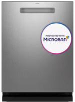 GE Profile 24 inch Smart Built-In Top Control 44dBA Fingerprint Resistant Stainless Dishwasher w/Microban Technology
