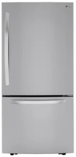 26 cu.ft. 33 inch Wide Bottom Freezer Refrigerator Stainless Steel