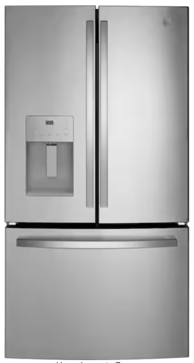 Deskeen 2026-06-12 at 01.38.56 PM@2x GE Energy Star 20.6cu.ft. Fingerprint Resistant Counter-Depth French-Door Refrigerator - Image 1