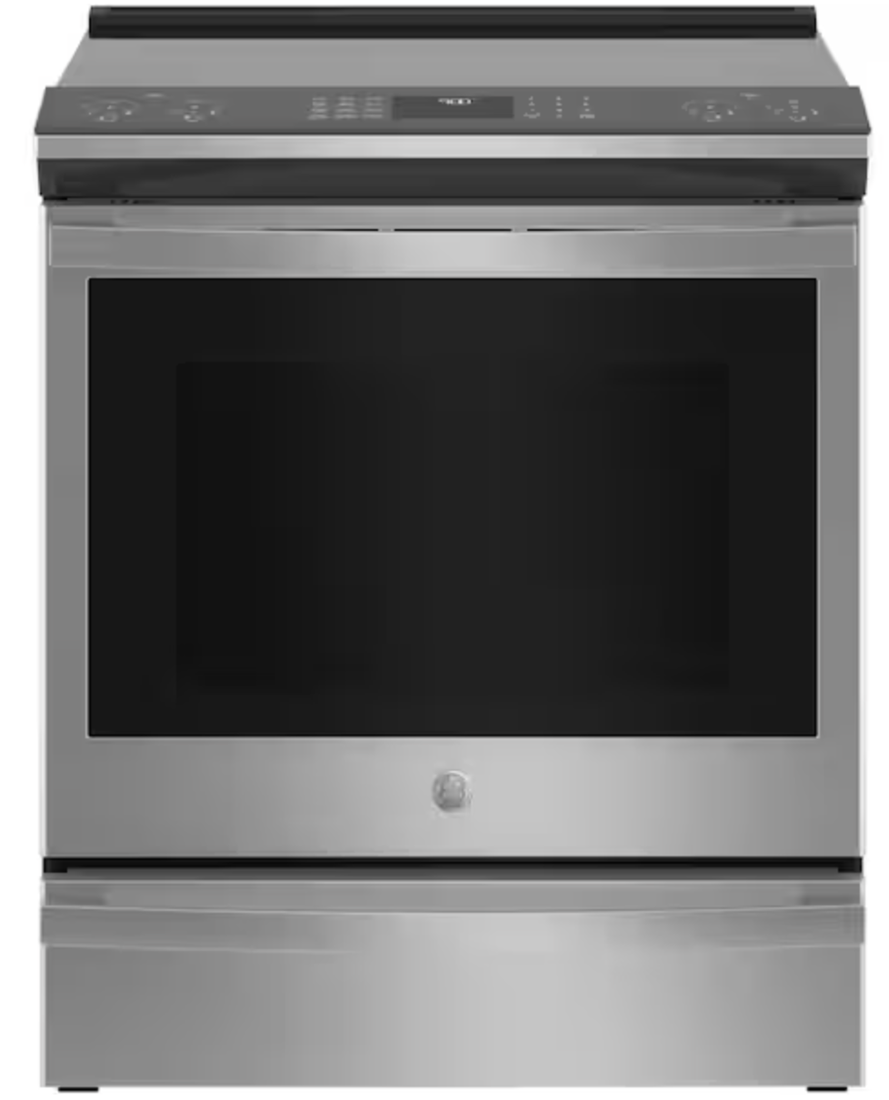 Deskeen 2026-06-12 at 10.08.26 AM@2x GE Profile 30inch Smart Slide-In Fingerprint Resistant Front-Control Induction and Convection Range with No Preheat Air Fry - Image 1