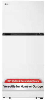 LG 18cu.ft. Garage Ready Top Freezer Refrigerator