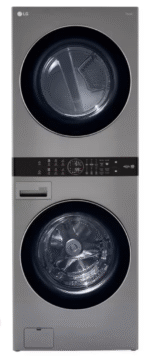 LG Single Unit Front Load LG WashTower with Center Control 4.5cu.ft. Washer and 7.4cu.ft Gas Dryer