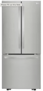 LG 22cu.ft 30 inch Wide French Door Refrigerator - Stainless Steel
